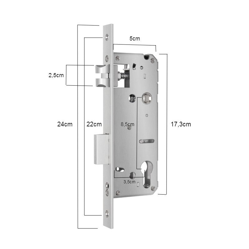 Cerradura Inteligente Exterior con Huella Tuya Wifi LK10 Exterior-exterior