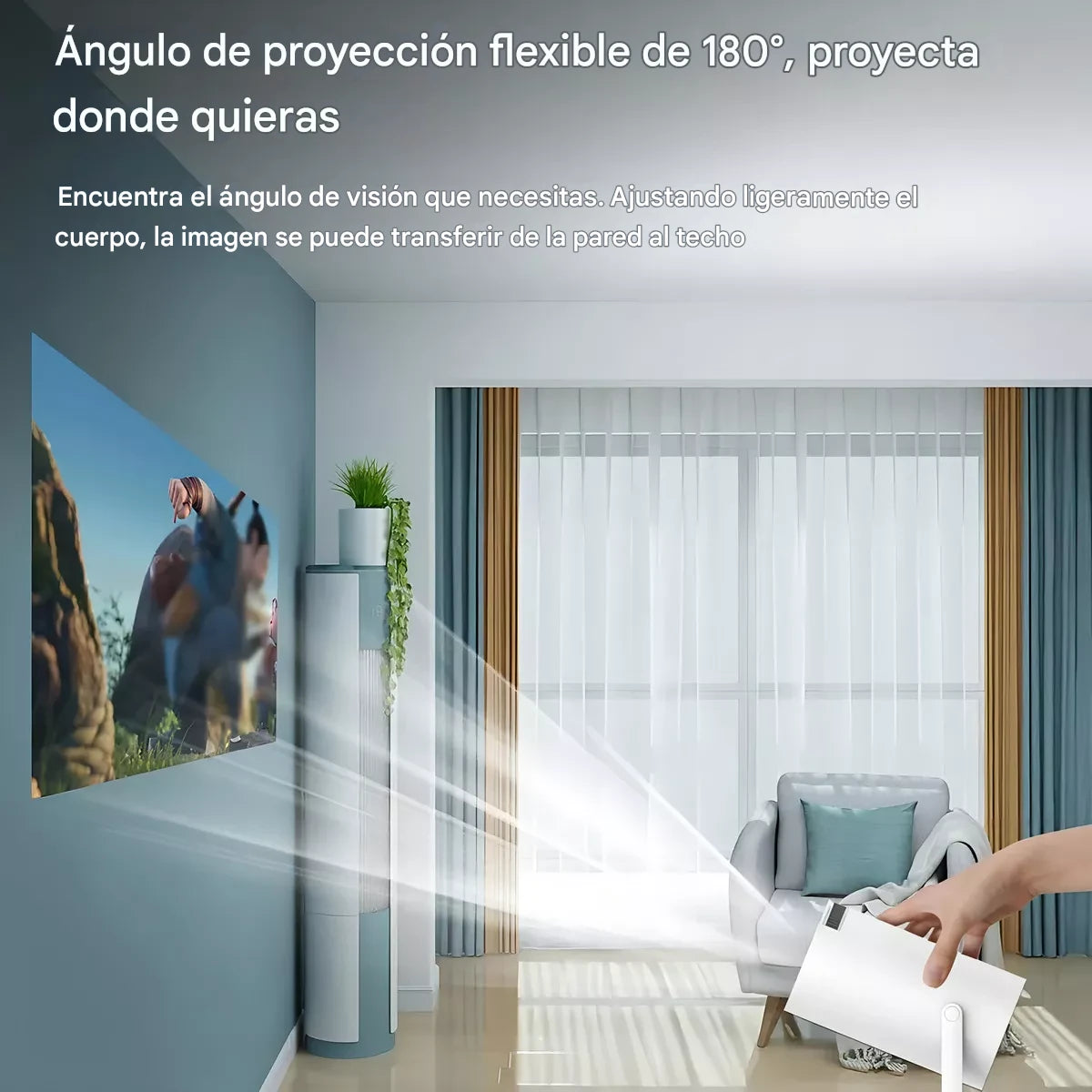 Proyector Hy300 Ultra hd 4K Wi-fi-Bluethoot