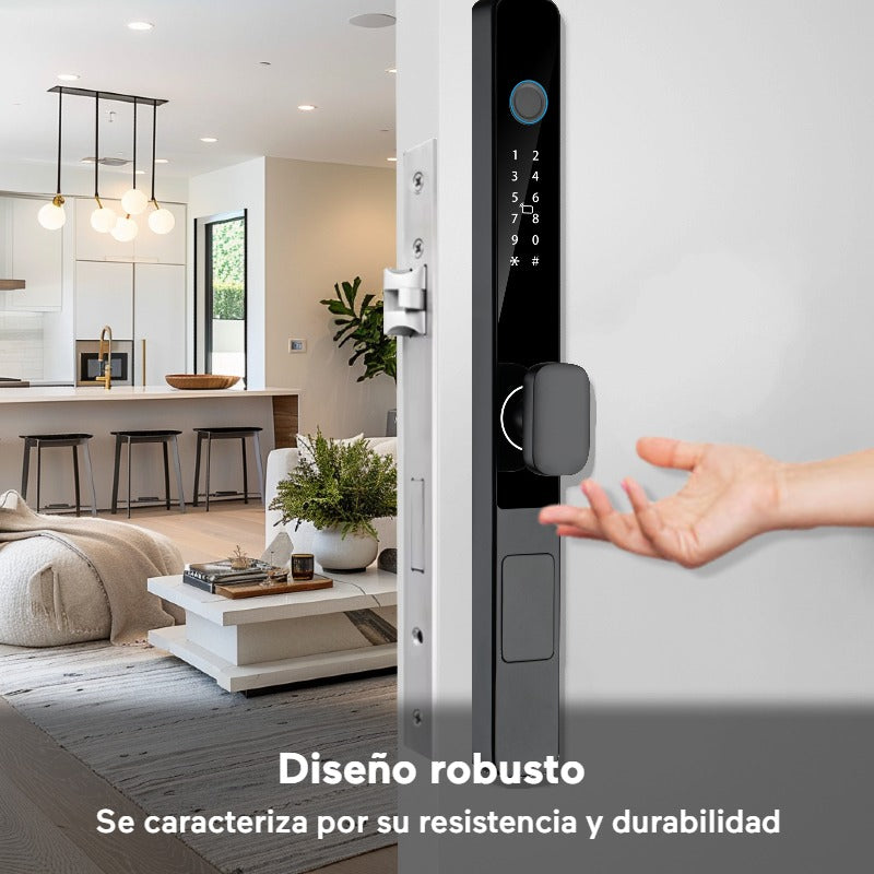 Cerradura iteligente Exterior Wifi Tuya con pestillo corto LK09