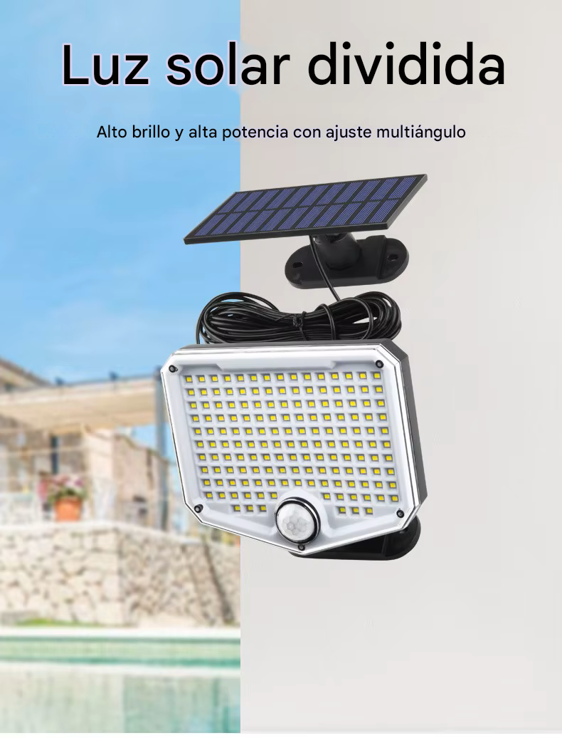 Foco Led Solar 50w con control remoto
