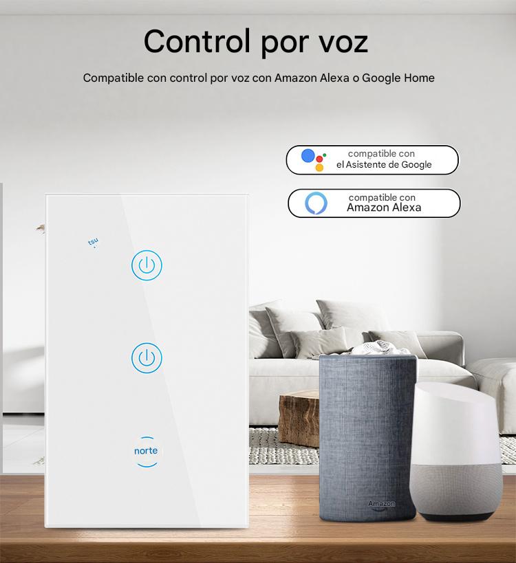 Interruptores inteligentes wifi 1 boton