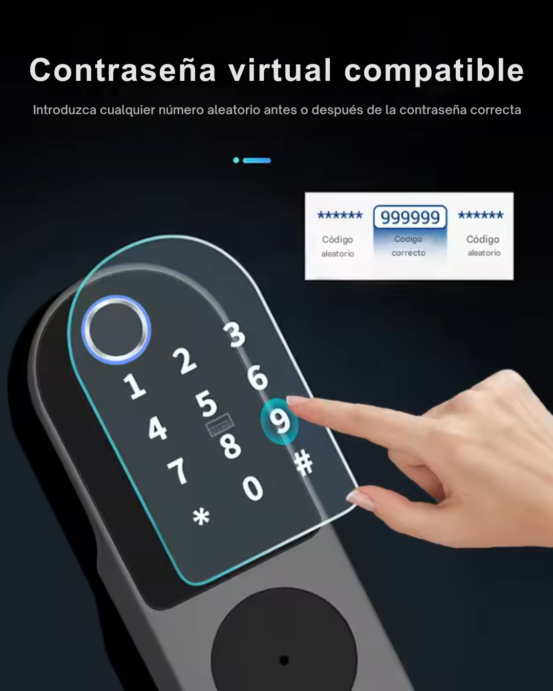 Cerradura Inteligente Doble Verificación para Exterior LK10