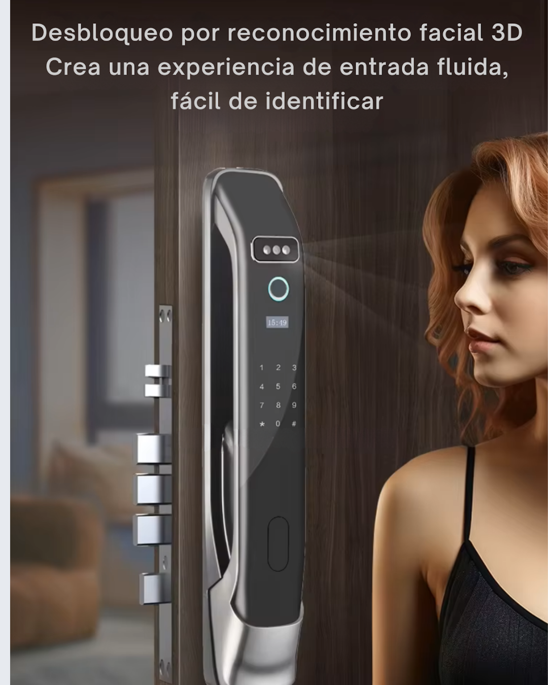 Cerradura Inteligente con Reconocimiento Facial 3D LK11