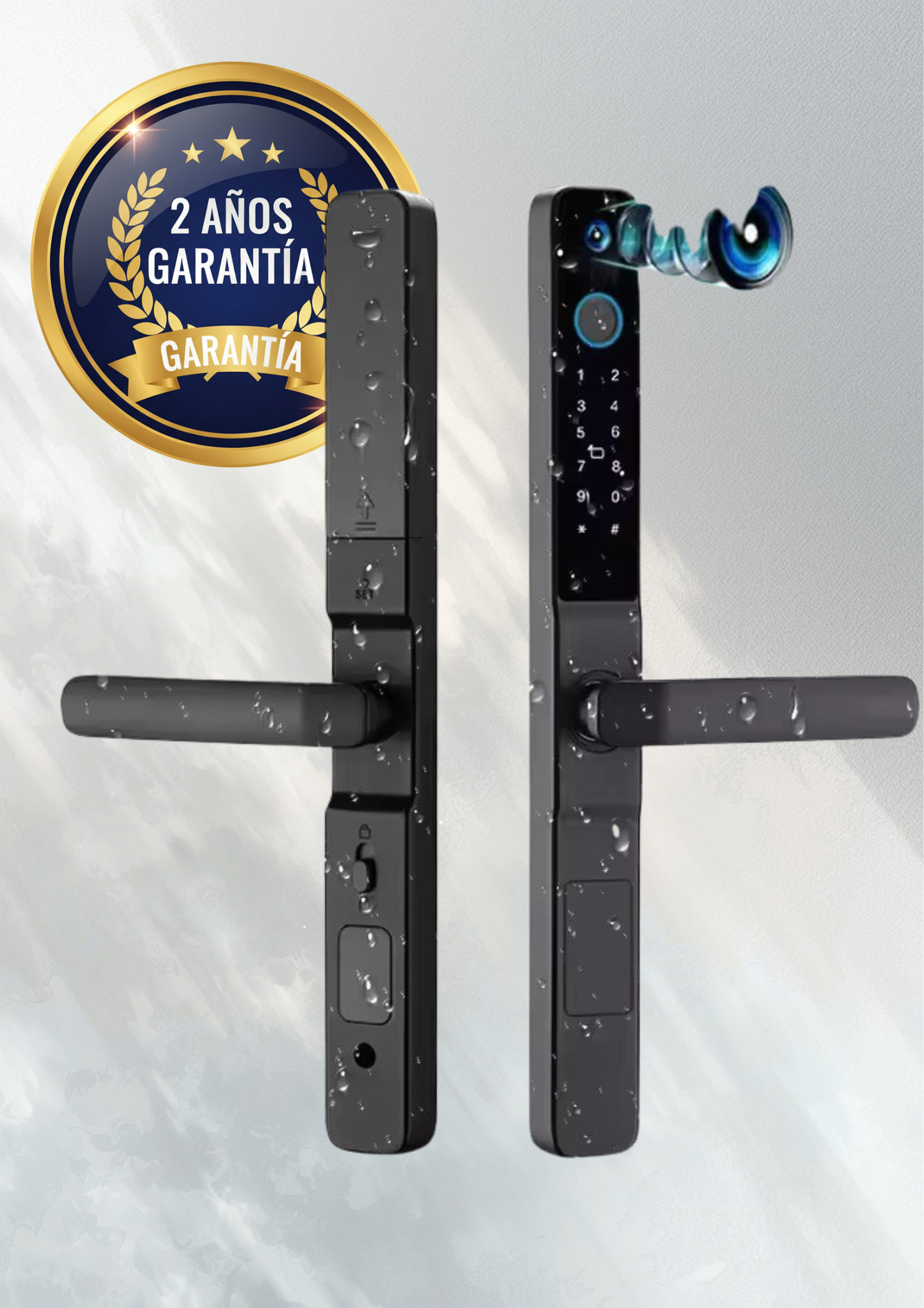 Cerradura Inteligente con Cámara Exterior WiFi Tuya LK07