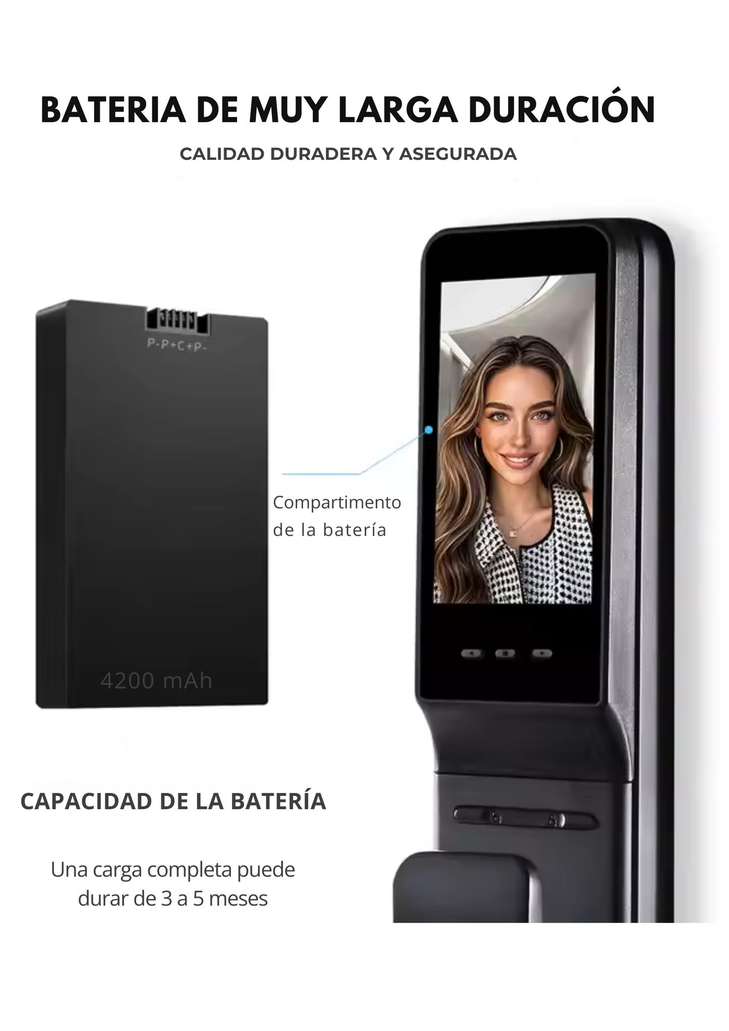 Cerradura Inteligente Exterior con Reconocimiento Facial 3D LK13