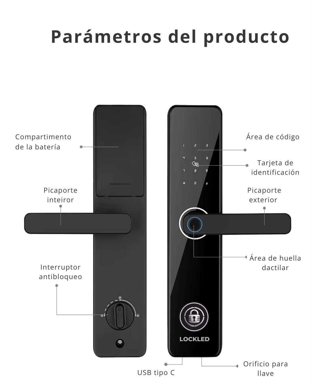 Cerradura Inteligente Exterior LK04
