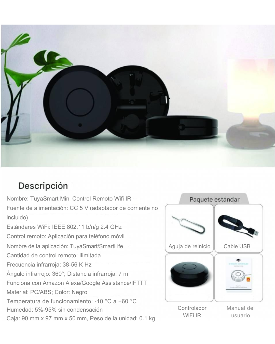 Control Remoto Universal Smart Ir Wifi Tuya