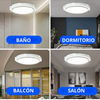 Plafon techo Solar Led 100w 6000k Blanco.