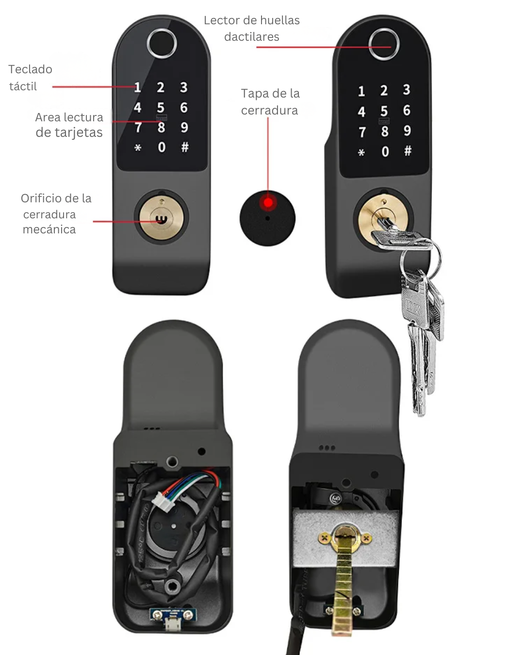 Cerradura Inteligente Doble Verificación para Exterior LK10
