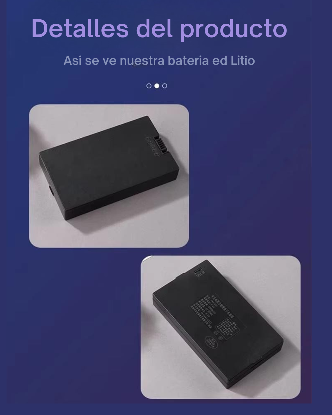 Batería de Litio de Repuesto para Cerraduras Inteligentes Lockled