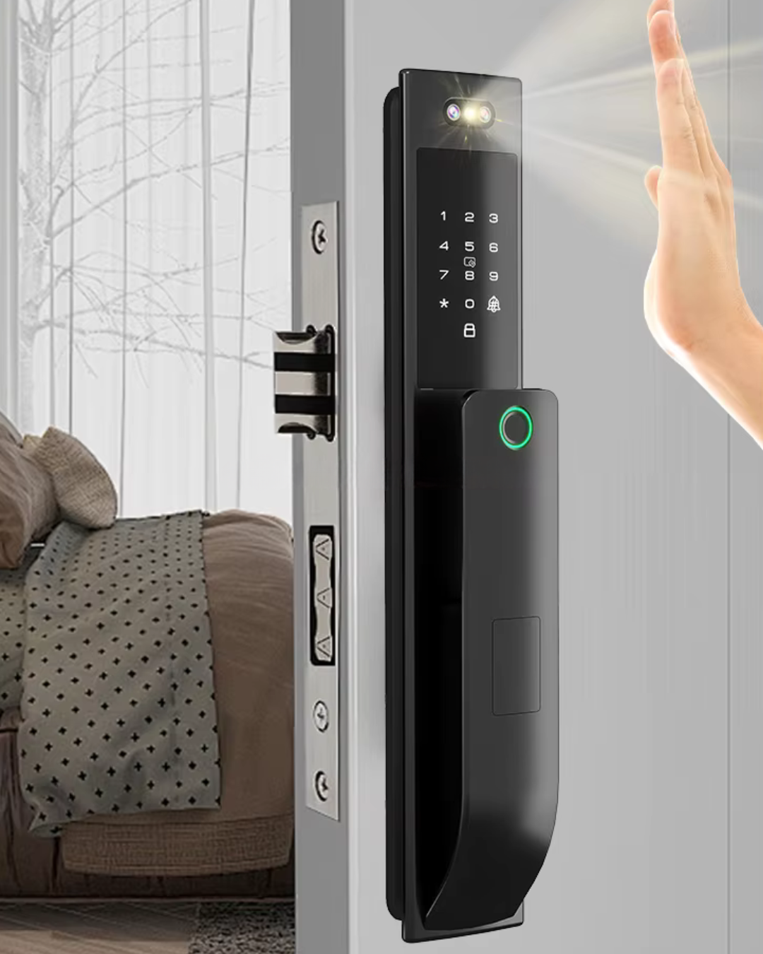 Cerradura Inteligente Exterior con Reconocimiento Facial 3D LK13