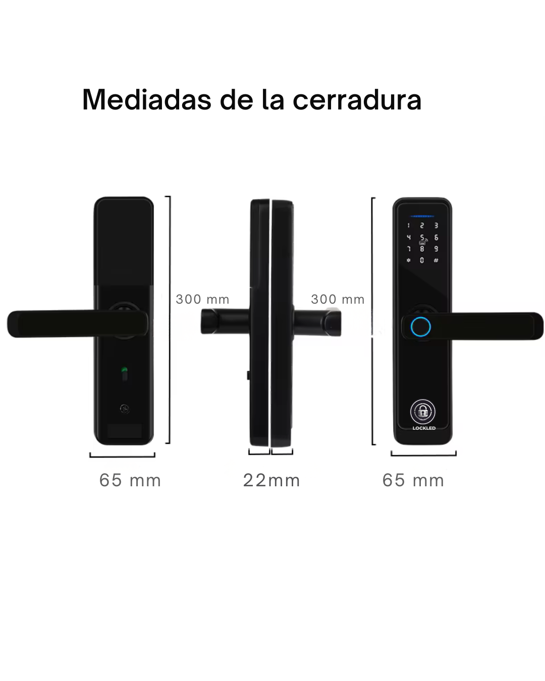 Cerradura Inteligente Exterior/Interior LK03