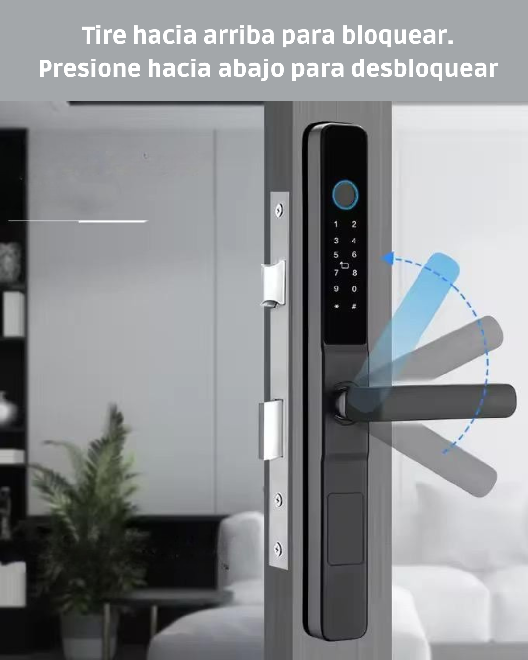 Cerradura Inteligente con Cámara Exterior WiFi Tuya LK07