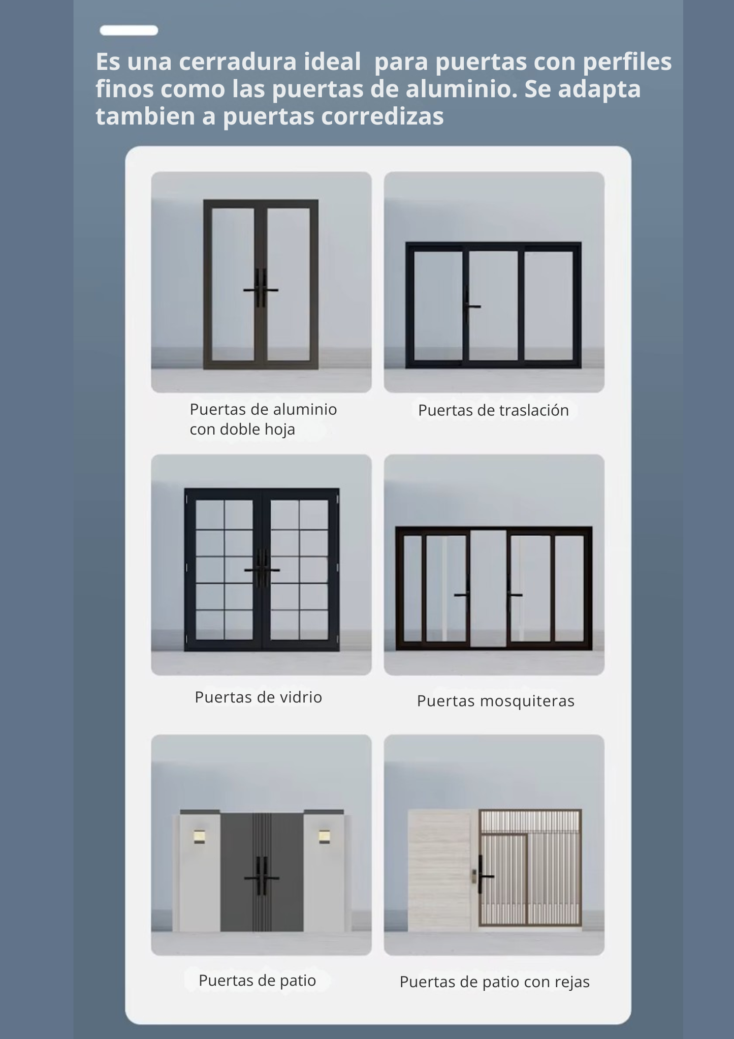 Cerradura Inteligente Pestillo Corto Exterior/interior Lk08