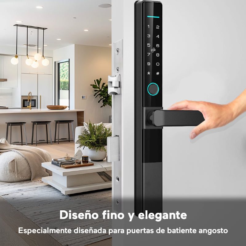 Cerradura Inteligente Exterior con Huella Tuya Wifi LK10 Exterior-exterior