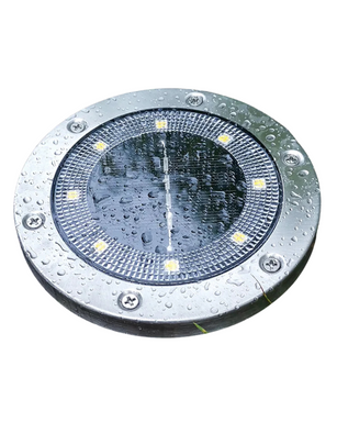 4 X foco de piso Solar Led 8w