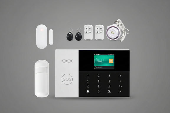 Kit Alarma Inteligente con Sensores WiFi GSM Tuya Smart