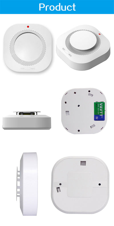 Detector de Humo Inalámbrico WiFi Tuya para Central de Alarma WF-S003