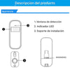 Sensor de Movimiento Infrarrojo PIR S002-P3 Inalámbrico Alarma
