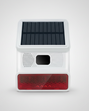 Sirena Solar Inalámbrica para Exterior LockLed LK-SS025