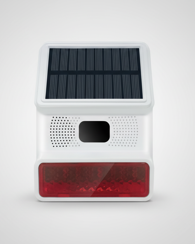Sirena Solar Inalámbrica para Exterior LockLed LK-SS025