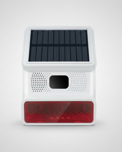 Sirena Solar Inalámbrica para Exterior LockLed LK-SS025