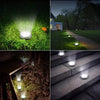 4 X foco de piso Solar Led 8w