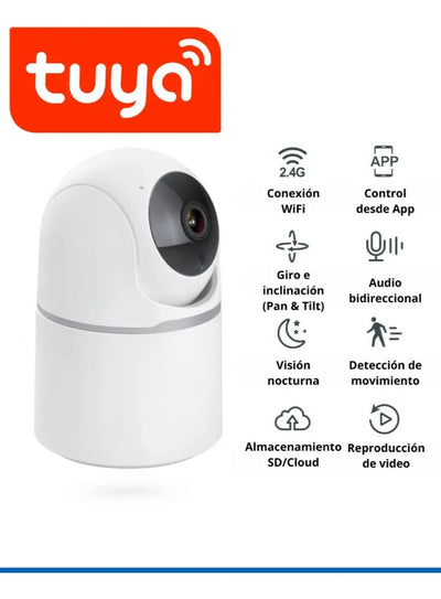 Cámara WiFi Interior HD Tuya Smart