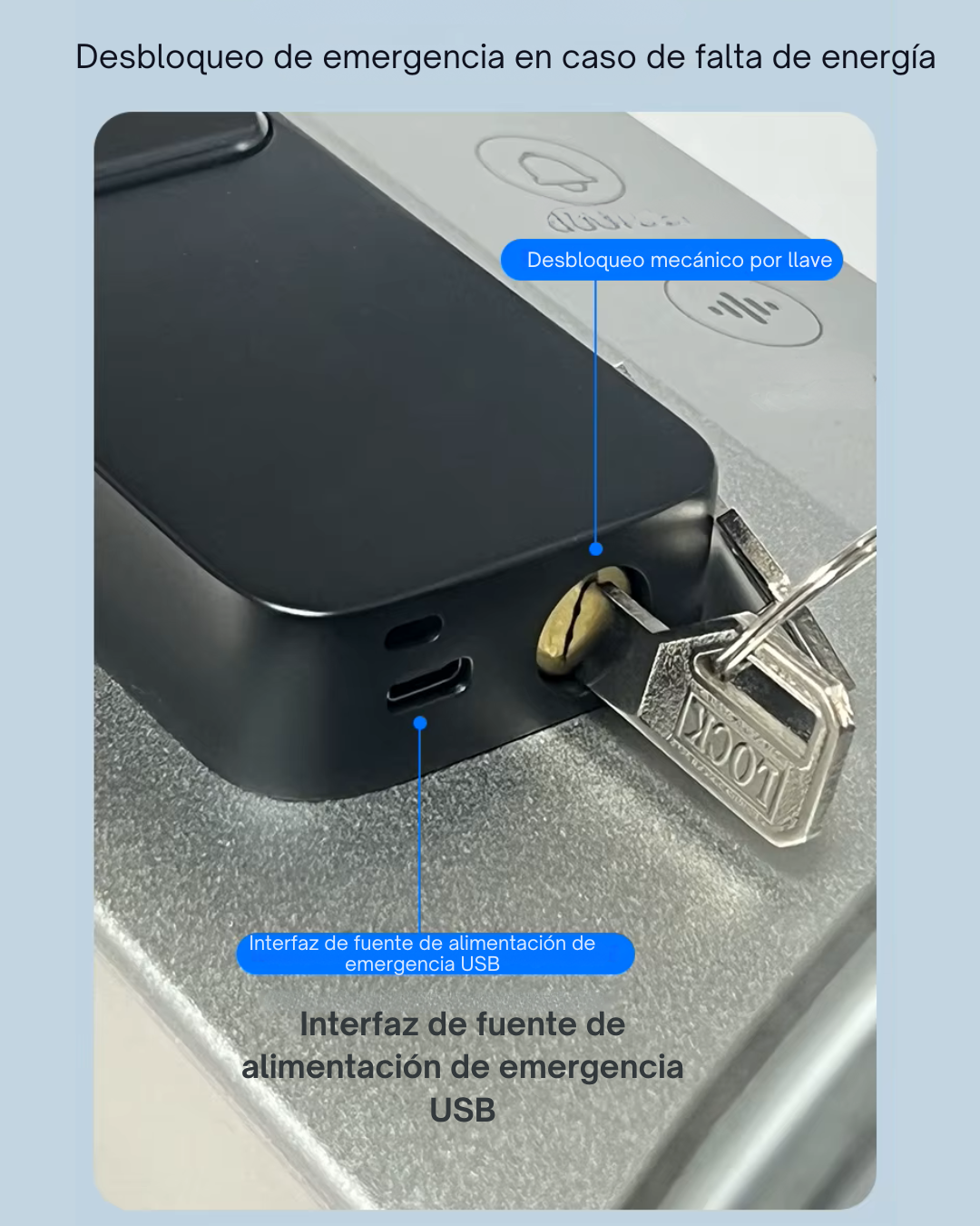 Cerradura Inteligente Exterior LK04