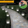 4 X foco de piso Solar Led 8w