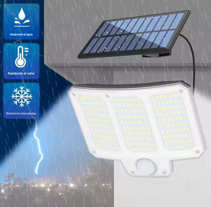 Foco Led Solar 50w con control remoto
